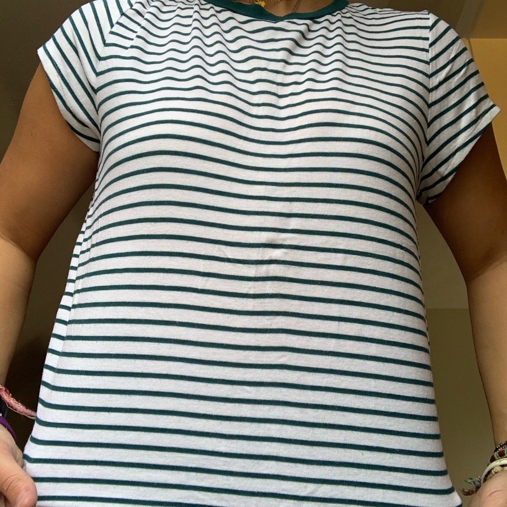 Soft and sexy striped tee shirt